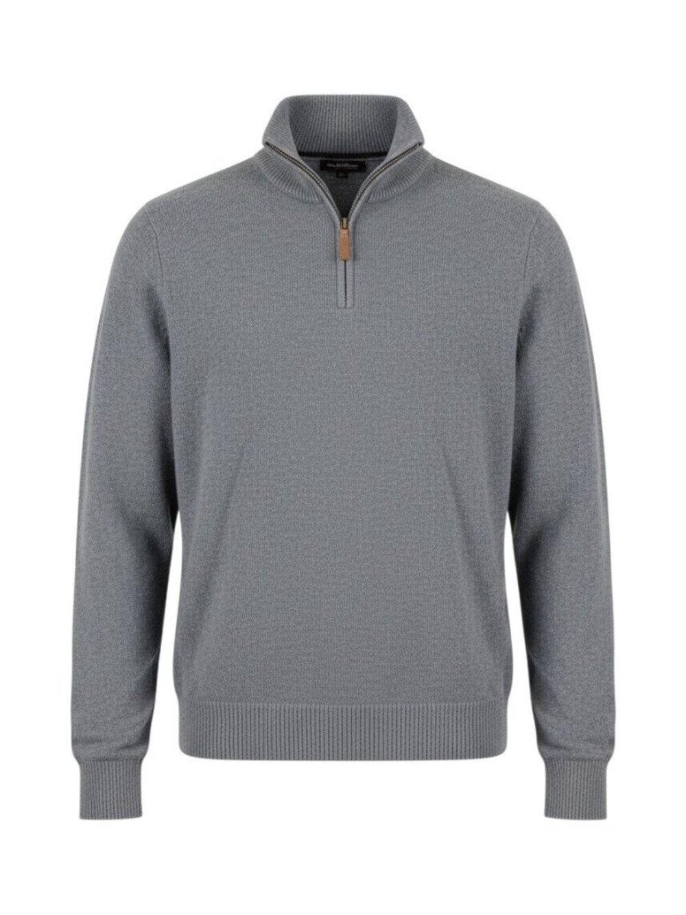 Banana Republic Mens blue 1/4 Zip Fold-Over Collar Long Sleeve Sweater XL
